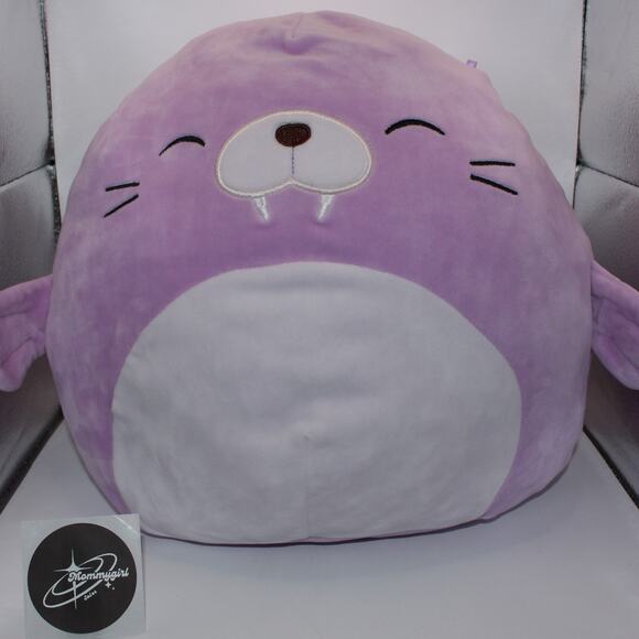 Squishmallow - Winnie - Purple Walrus Plush - 12" - Picture 1 of 9